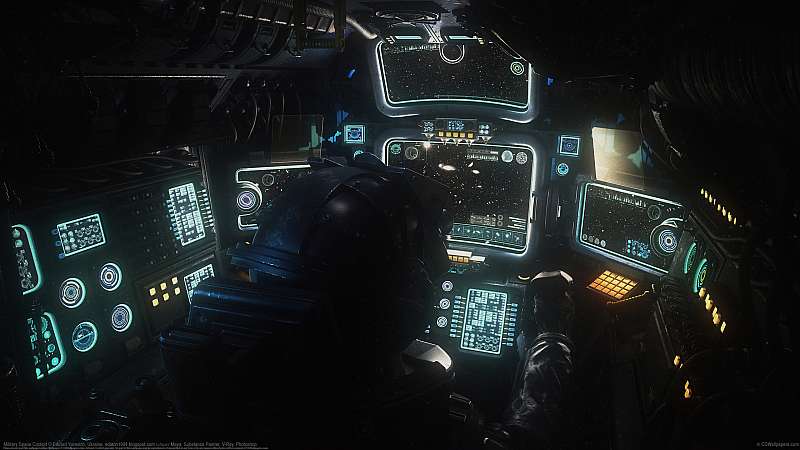 Military Space Cockpit wallpaper or background