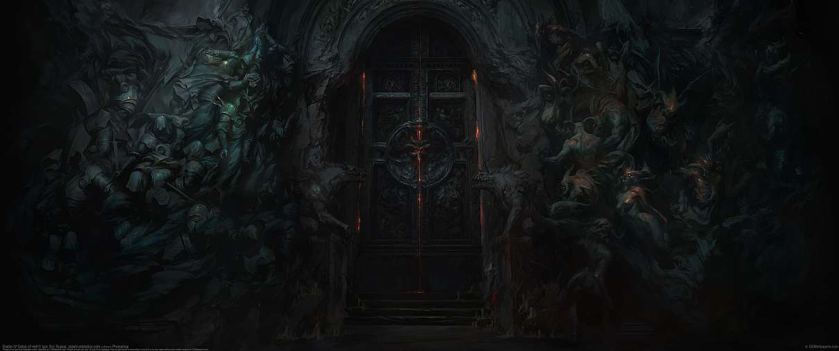 Diablo IV Gates of Hell ultrawide wallpaper