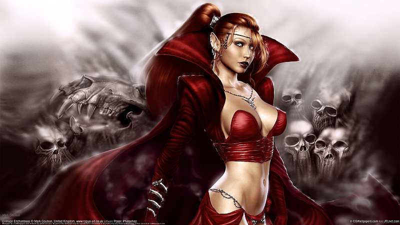 Crimson Enchantress wallpaper or background