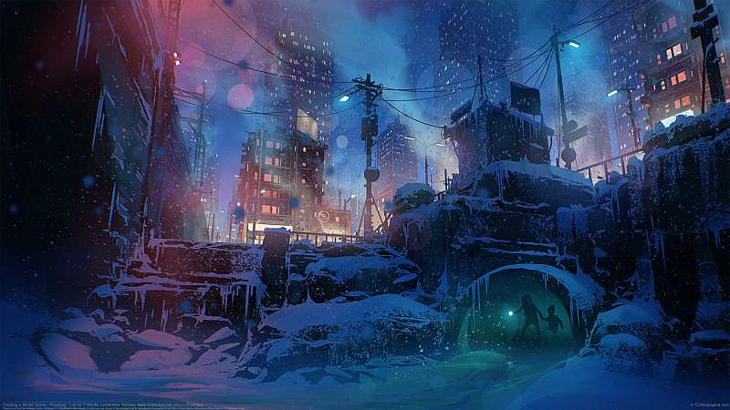 Painting a Winter Scene - Procreate Tutorial wallpaper or background