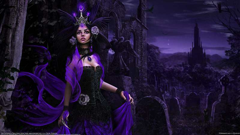 Dark Sorceress wallpaper or background