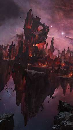 Warhammer Total War 3 Demonic Fortress Mobile Vertical wallpaper