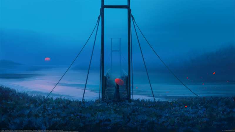 Cover arts for LofiGirl Records: Blue wallpaper or background