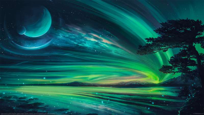Cover arts for LofiGirl Records: Lights wallpaper or background