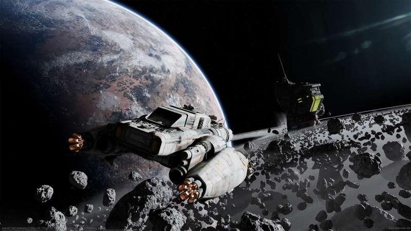 Asteroid Field Installation wallpaper or background