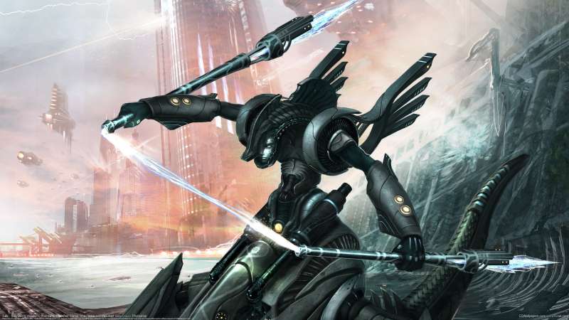 Exis - the cyborg invader wallpaper or background