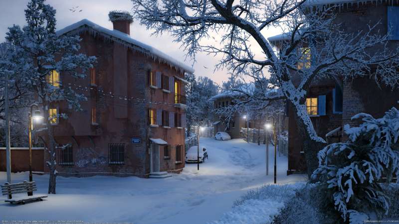 Winter wallpaper or background