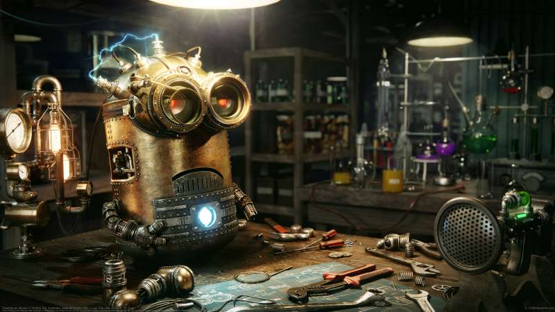 Steampunk Minion wallpaper or background