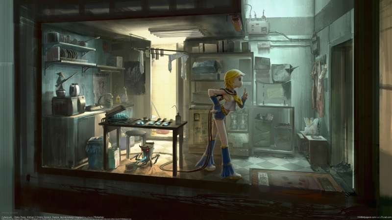 Cyberpunk - Otaku Place, Kitchen wallpaper or background