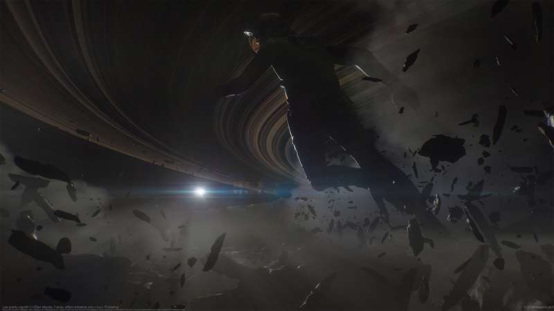 Low gravity regolith wallpaper or background