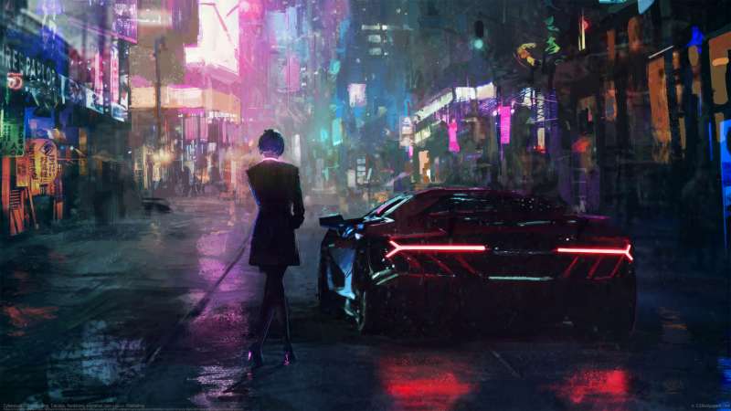 Cyberpunk wallpaper or background