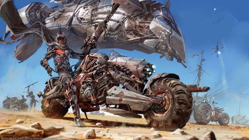 Desert Bike Rebel Camp wallpaper or background
