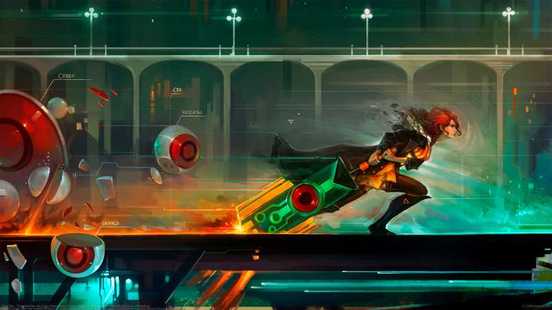 Red Run - Transistor fan art wallpaper or background