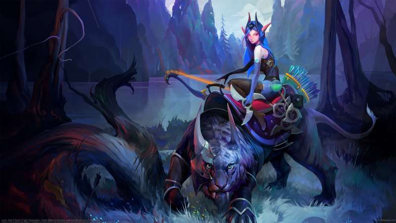 Luna. Dota 2 fanart. wallpaper or background
