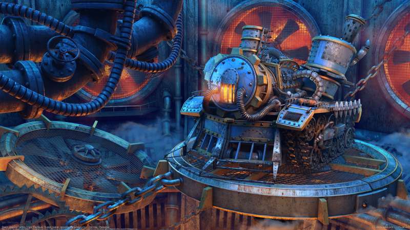 Steam-powered Factory wallpaper or background