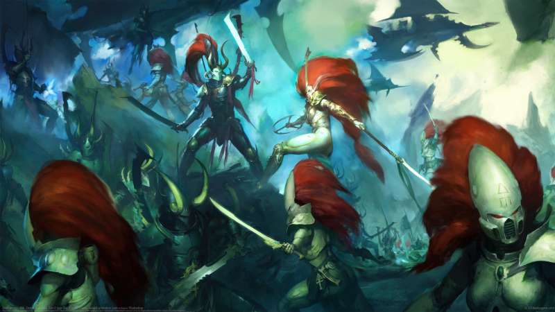 Warhammer 40k: Drazhar vs Jain Zar wallpaper or background