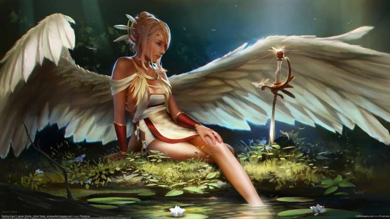 Resting Angel wallpaper or background