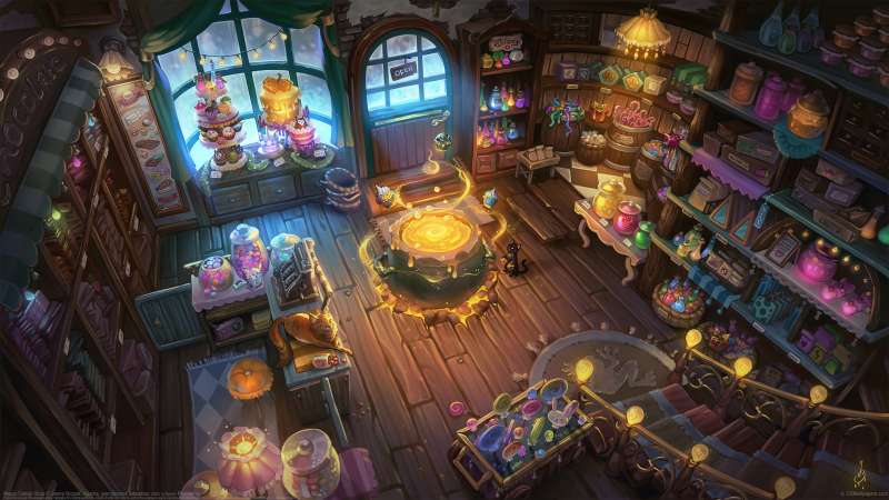 Magic Candy Shop wallpaper or background