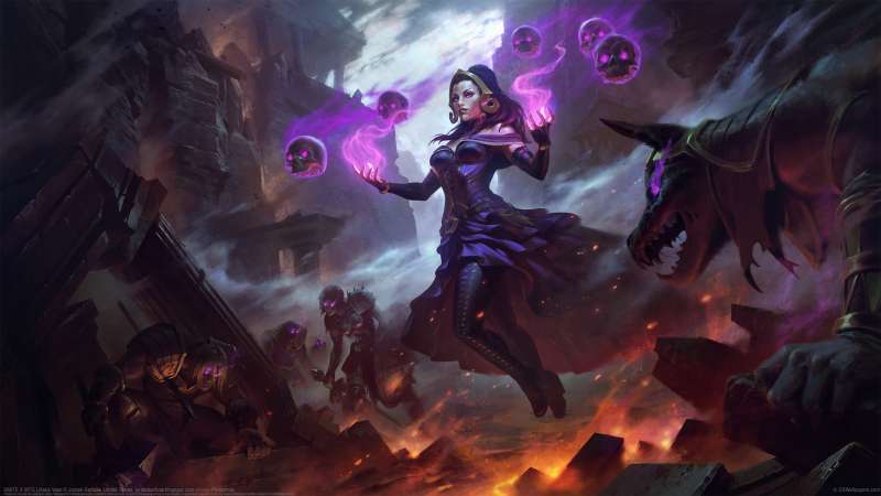 SMITE X MTG Liliana Vess wallpaper or background