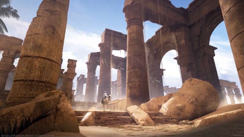 Egyptian ruins. wallpaper or background