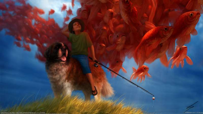 Gone Fishing wallpaper or background