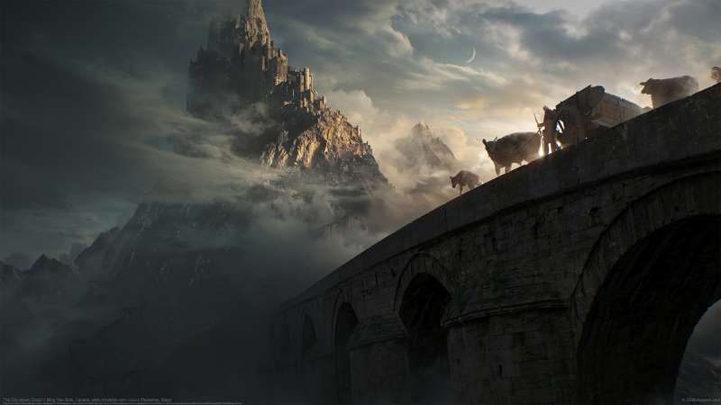 The City above Cloud wallpaper or background