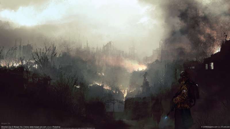 Wrecked City wallpaper or background