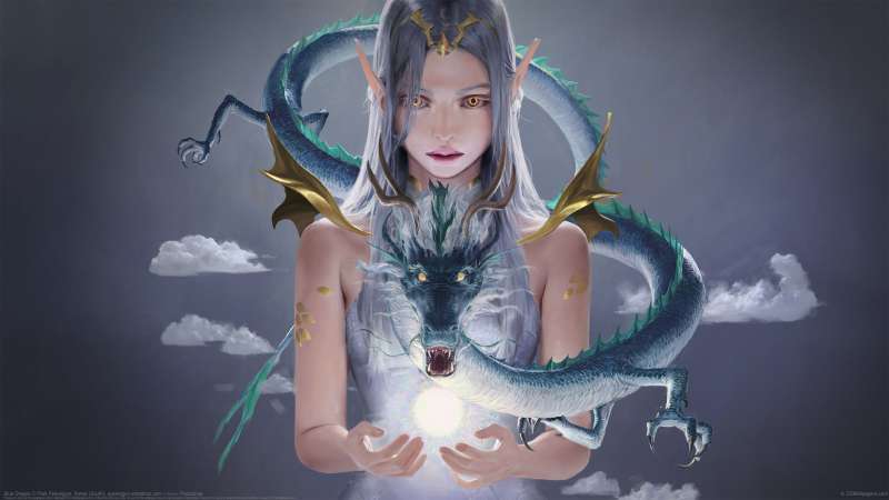 Blue Dragon wallpaper or background