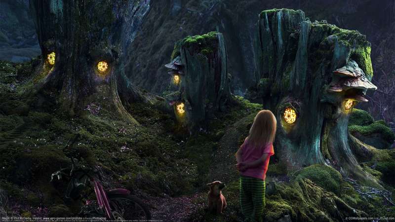 Magic wallpaper or background