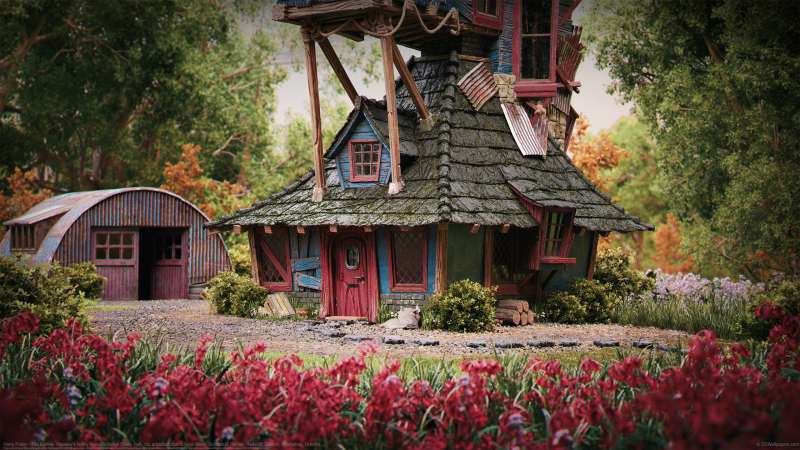 Harry Potter - The Burrow, Weasley's family home wallpaper or background