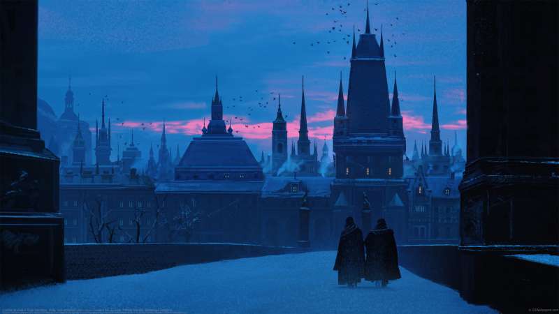 Castles at dusk wallpaper or background