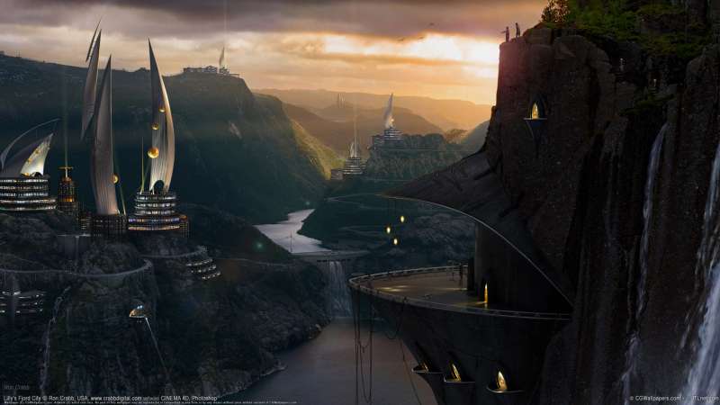 Lilly's Fjord City wallpaper or background