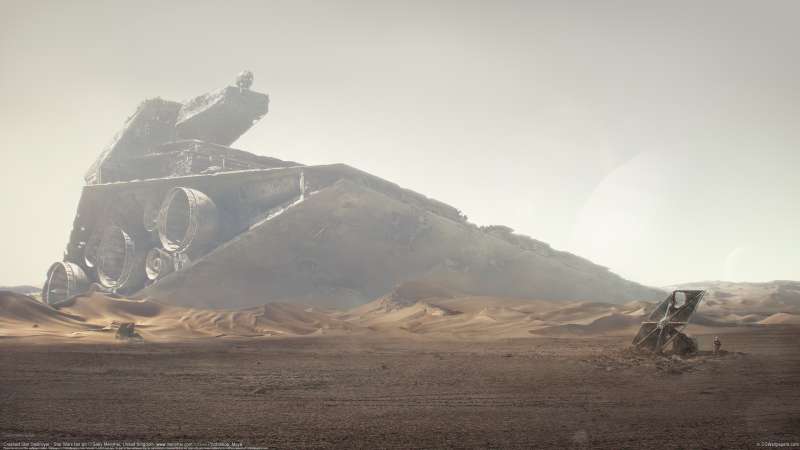 Crashed Star Destroyer - Star Wars fan art wallpaper or background