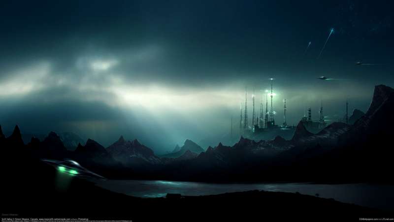 Scifi Valley wallpaper or background