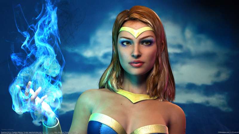 Superhero Girl wallpaper or background