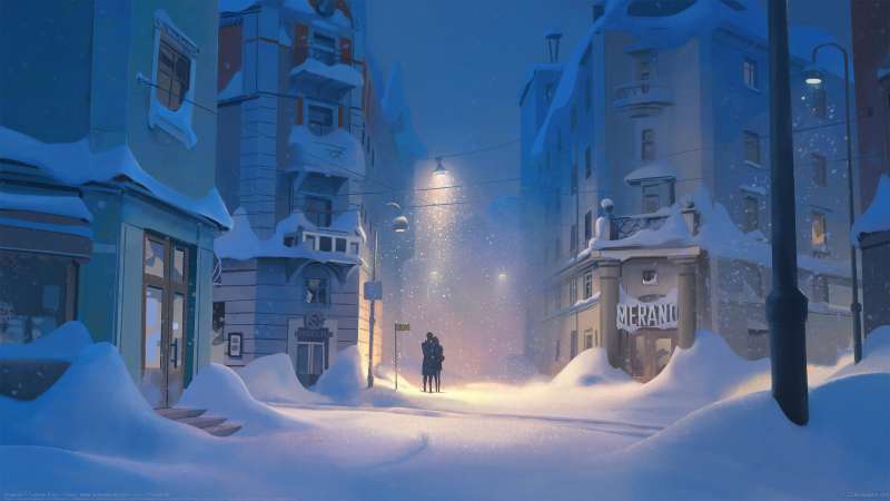 Snowfall wallpaper or background