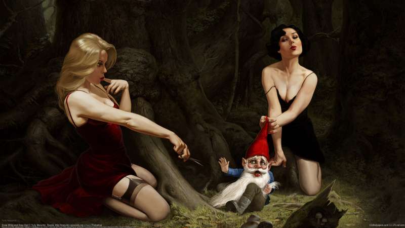 Snow White and Rose Red wallpaper or background