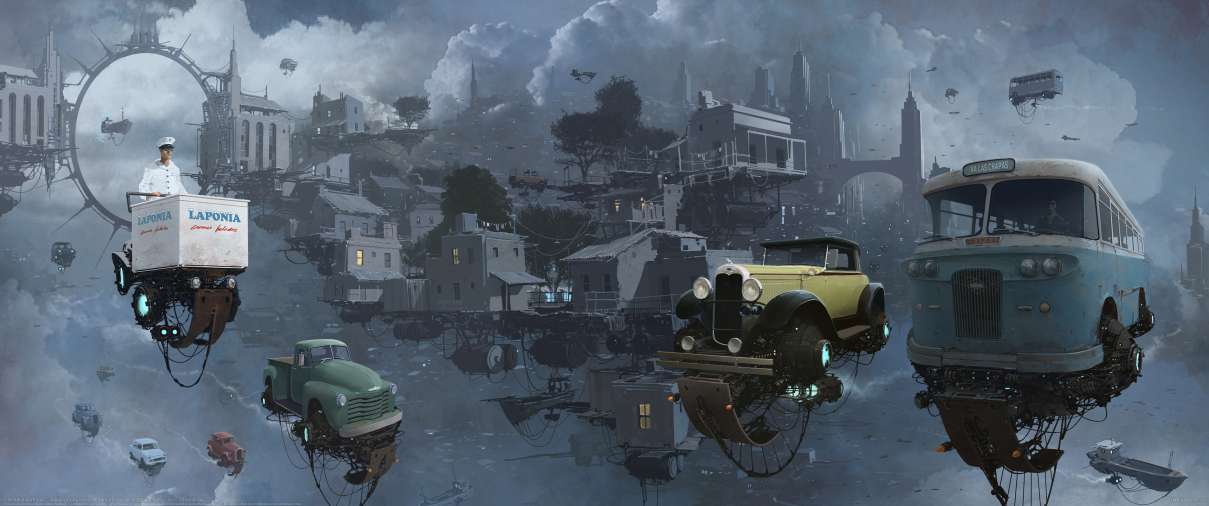 Old Neighborhood ultrawide wallpaper