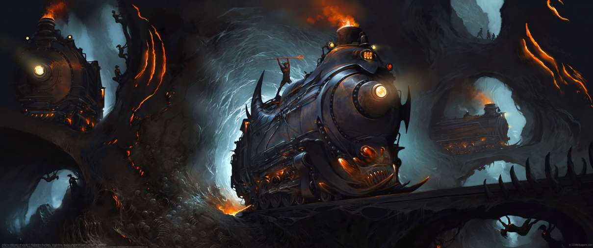 Inferno delivery of souls ultrawide wallpaper