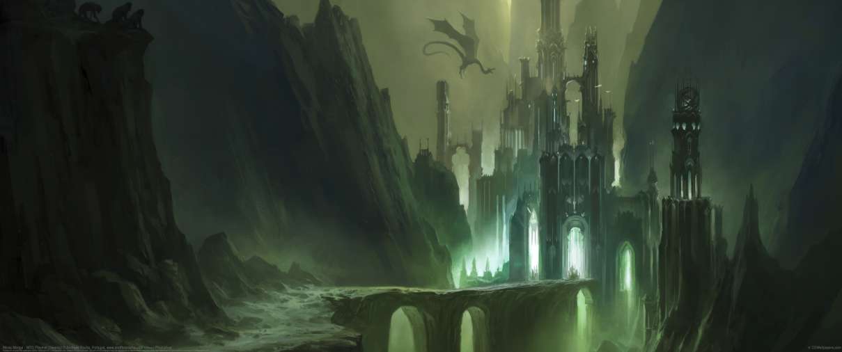 Minas Morgul - MTG Playmat (Swamp) ultrawide wallpaper