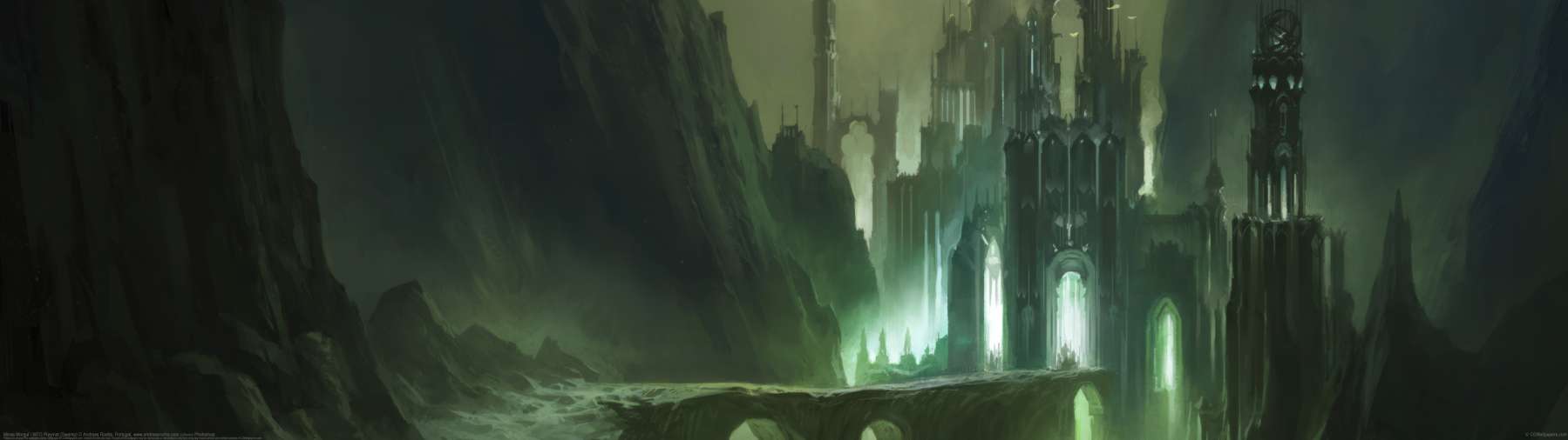 Minas Morgul - MTG Playmat (Swamp) ultrawide wallpaper