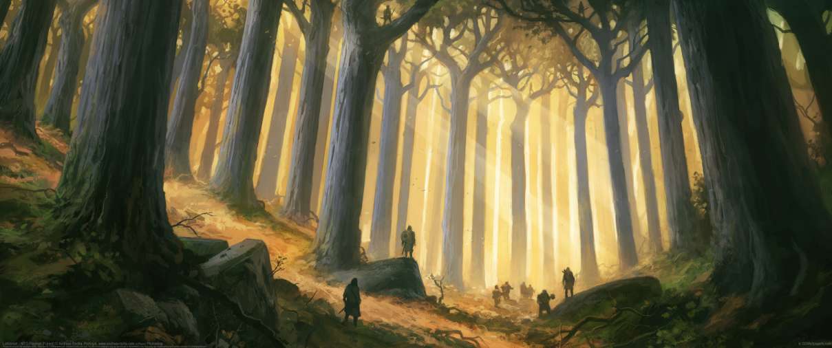 Lothl�rien - MTG Playmat (Forest) ultrawide wallpaper
