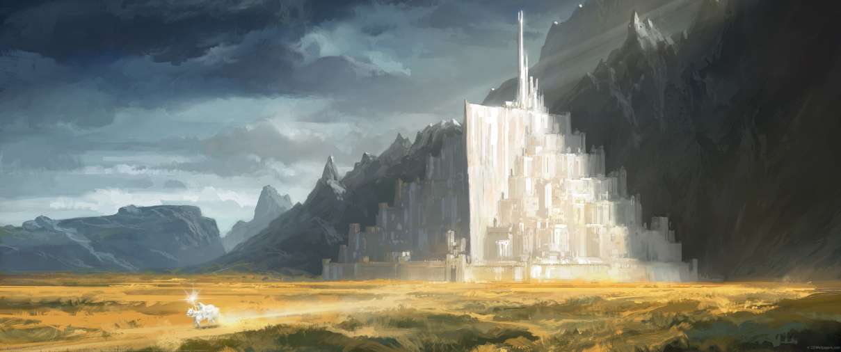 Minas Tirith ultrawide wallpaper