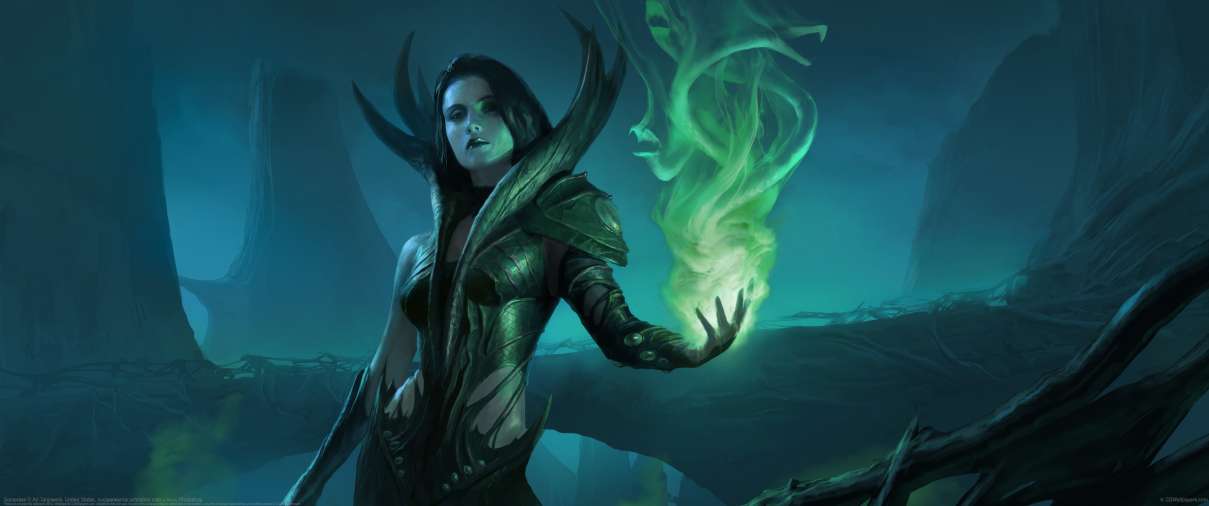 Sorceress ultrawide wallpaper