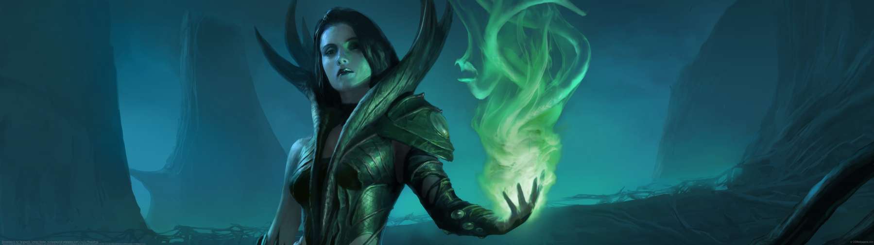 Sorceress ultrawide wallpaper