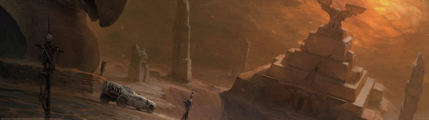 Trench Crusade: The ruins of Nineveh Novus ultrawide wallpaper