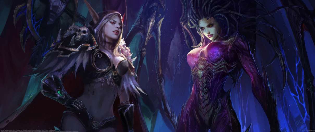 Wrath of the queens redo ultrawide wallpaper