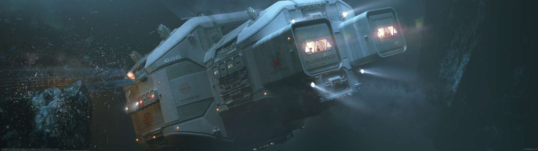 Clipped ultrawide wallpaper