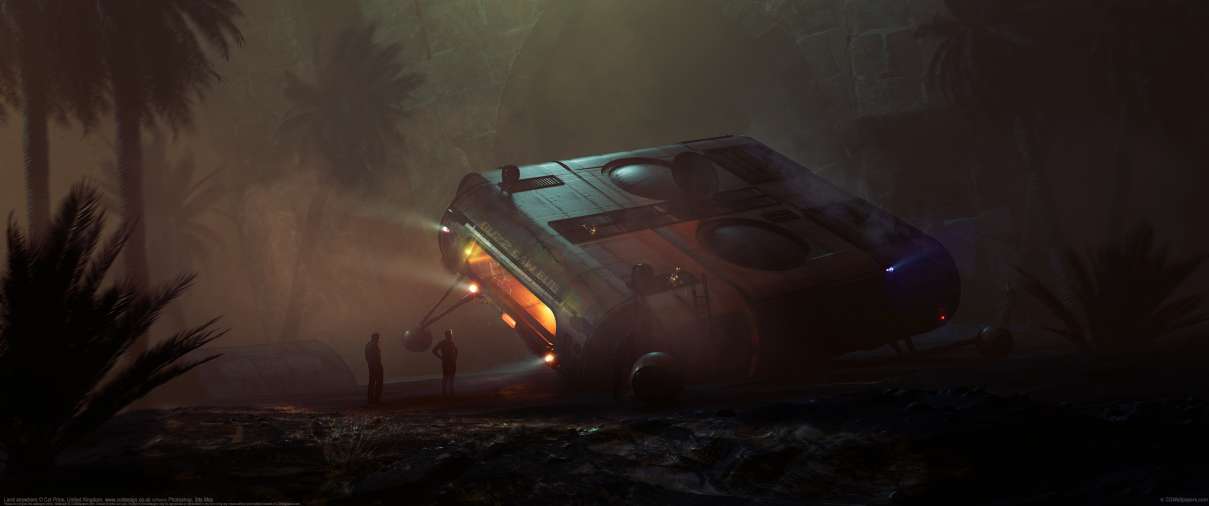 Land anywhere ultrawide wallpaper