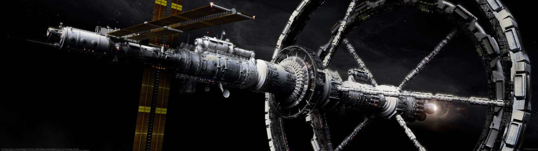 Per Aspera Ad asta : early ship design ultrawide wallpaper